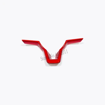 Pentru Nissan X-Trail T32 Rogue 2017-2019 Qashqai J11 2017-2020 plastic ABS Mașină roșie volan Buton cadru accesorii 3pcs