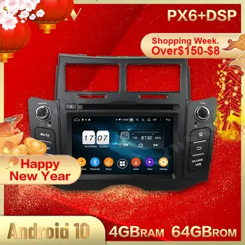 2 din Android 10.0 ecran Mașina player Multimedia Pentru Toyota Yaris 2005-2011 video auto audio stereo GPS navi șeful unității auto stereo