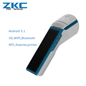 5.5 Inch Wireless RFID NDC Cititorul POS Cu Built-in Imprimantă WIFI Bluetooth Mobile Qrcode Plată
