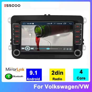 ESSGOO Radio 2 din Android 9.1 Stereo Auto Pentru Volkswagen/VW de 7 inch Autoradio Bluetooth GPS de Navigare Multimedia Player DAB