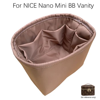Pentru FRUMOS Nano Mini BB Vanitatea Introduce Pungi de Organizator Machiaj Geantă de mână de Interior Geanta Portabila de bază formator de nailon Premium (Manual）
