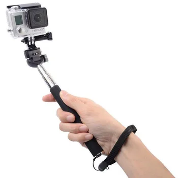 Selfie Stick Extensibil Handheld Monopied + Trepied Adaptor De Montare Pentru Gopro Hero 9 8 7 6 5 4 3 Osmo Yi Sport Camera De Acțiune