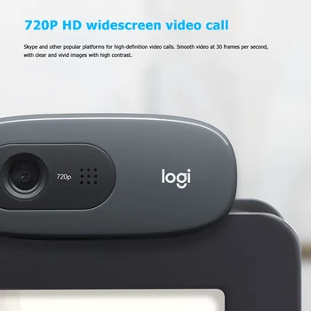 Original Logitech C270i camera web HD de 720p HD Built-in Microfon, Camera Web USB2.0 unitate Gratuit Webcam pentru PC, Web Chat-ul aparat de Fotografiat