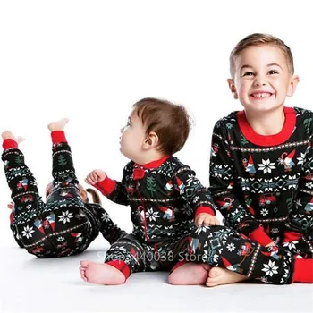 De Crăciun, Familia De Potrivire Haine Set De Pijama Mama Copilului Imprimat Sleepwear Urât Crăciun Pulover Barbati Baby Vladan Crăciun Îmbrăcăminte De Noapte