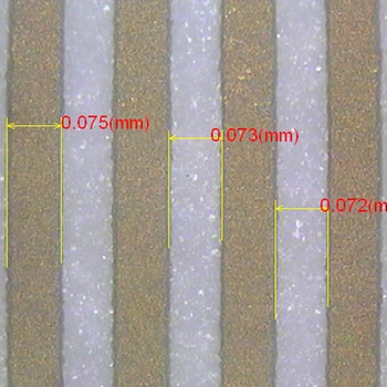 Interdigitale electrod senzor de deget de tip pieptene electrod PCB oxid de aluminiu Ceramic film subțire circuit DPC Cu2.0