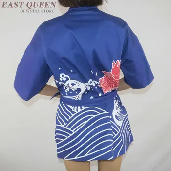 Yukata de sex feminin Kimono cardigan tricou harajuku stil kawaii Kimonouri femeie 2019 bluza obi haori Japoneză streetwear AE003