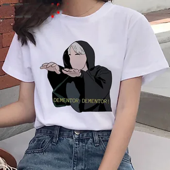 Draco Reacredință Estetice T-shirt Femei Ullzang Anime Drăguț 90 Tricou Grafic Grunge Tricou Top Tee de sex Feminin harry Viperinilor tricou