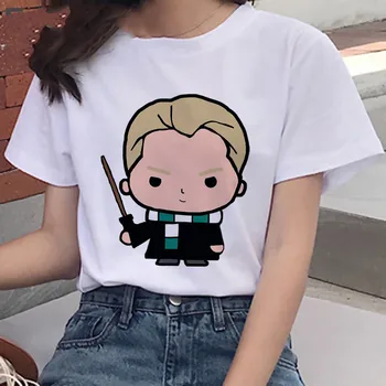 Draco Reacredință Estetice T-shirt Femei Ullzang Anime Drăguț 90 Tricou Grafic Grunge Tricou Top Tee de sex Feminin harry Viperinilor tricou