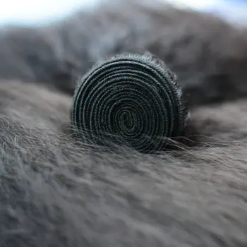 Adorabil Naturală de culoare Neagră afro Pervers parul Drept țese 10-26 inch disponibile gol păr sintetic pachete de 100g