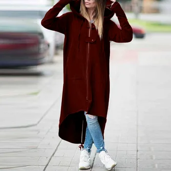 Nou proiectat cu fermoar hanoracul este confortabil si moale, cu lână subțire mâneci lungi și o personalizate pocket hoodie