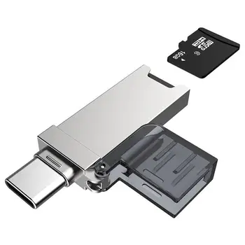 C USB Cititor de Card Micro SD/TF Tip C Multi Cititor de Carduri de Memorie Pentru MacBook sau Smartphone Cu Interfață USB-C