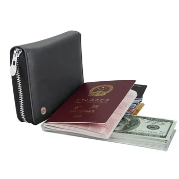RFID Card Titular de Oameni Doamnelor Titularul Cardului de Credit, Portofel Femei Cardului Deținător de Pașaport Capacul Sac de Bancnote Buzunar Mini cu Fermoar Geanta