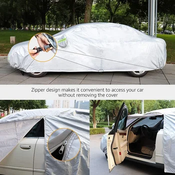 Universal Huse Auto de Interior de Exterior Capacul Soare UV Zăpadă Rezistent la Praf Capac Protecție pentru Sedan