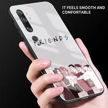 Prietenii Sticlă Călită Telefon Caz pentru Xiaomi MI Poco X3 NFC C3 X2 F2 Pro Funda pentru 9T CC9E Notă 10Lite Acoperi Coque Shell Capa