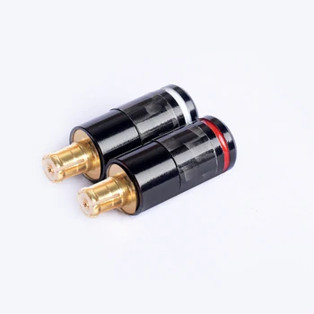 OKCSC 2PIN MMCX A2DC Interfață de 3,5 mm Mufă de 2,5 mm/4.4 mm Echilibrat DIY HiFi Casti Cablu Set de Accesorii din Fibra de Carbon Splitter Slide