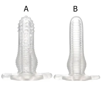 Noul Soft Hollow Anal, Dop De Fund Penis Vibrator Introduce Design Pentru Gay Anus Masturbari Penis Sexy Jucărie Penis Sleeve Prostata Pentru Masaj