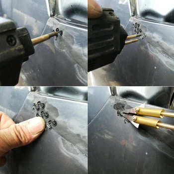 Bara de protecție auto Reparare Aparat Hot Capsatoare Carenaj Aripa Sudor Armă Automată ABS Plastic PVC Kit de Reparare cu 200 de Capse Repararea Instrument