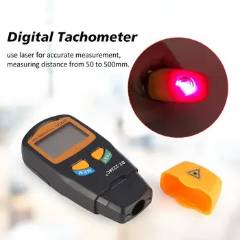 Transport gratuit DT2234C+ LCD Digital Mini Laser Non-Contact, Foto Tahometru RPM Viteza de Măsurare Metru Vitezometru 2.5~99999 RPM