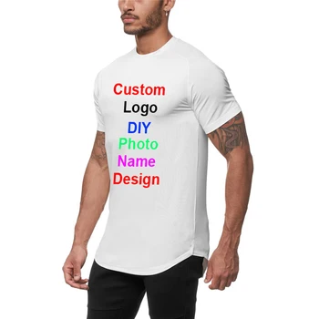 DIY Logo PROPRIUL Design Personalizat Mesh T-Shirt pentru Bărbați Sport Îmbrăcăminte de Vară de Moda Topuri Teuri iute Uscat Culturism Fitness Tricou