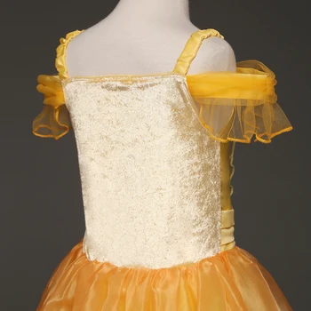 Rochie de printesa Pentru Fete Haine Fantezie joc de Rol Ziua Deghizare Costum Imbracaminte Copii Fata de 10T de Lux Petrecerea copilului Vestidos