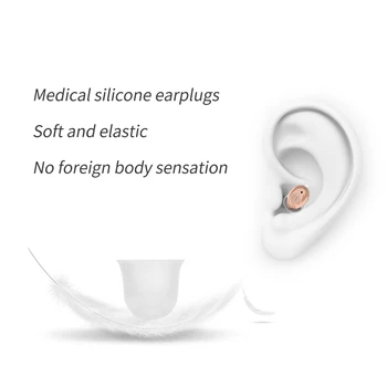 CIC Aparat auditiv Super Mini Ureche auditiv Amplificator de Sunet protezele Auditive Digitale Amplificator pentru persoanele În Vârstă Audifonos