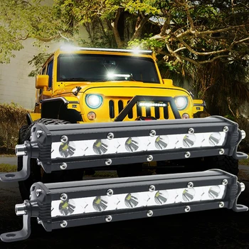 Lumina de lucru de Mare Putere OVAL Lumini LED Pentru Auto Motociclete Camioane Trailer 4WD ATV 4X4 SUV Faruri Loc Inundații de Conducere Lumină