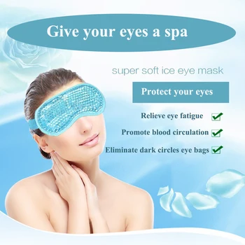 2021 Gel Masca de Ochi Curea Ajustabilă de la Cald la Rece Terapie de Relaxare Liniștitoare Beauty Gel de Ochi, Masca de Dormit Gheață Ochelari de protecție Mască de Dormit