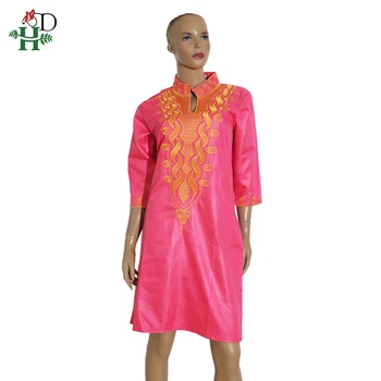 H&D dashiki broderie rochii stand guler femei haine africane rochie pentru femei rochie de vară materiale moi doamnelor poartă 2020