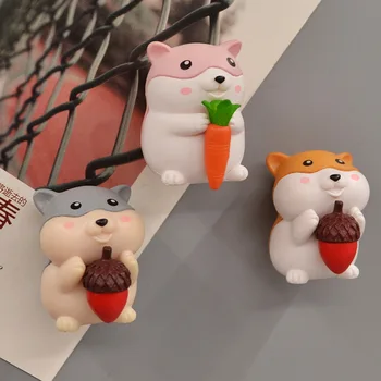 Desene Animate Hamster Frigider Autocolante Magnetice Creative De Decorare Bucătărie Magnet Autocolante Magnetice Tridimensional Copii