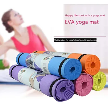 Yoga Mat Anti-alunecare Sport Fitness Mat 4mm Gros Eva Spumă de Confort Yoga Mat Pentru Exercitii fizice, Yoga, Pilates Și Gimnastică Mat #T1P