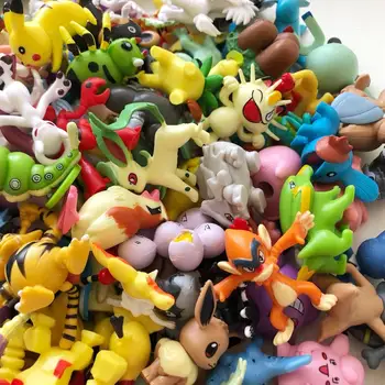 20 de Piese 4cm Dimensiuni medii Diferite Tipuri de Acțiuni de Jucarie Figurine Jucarii Model Pokemonal Colecție pentru Copii Cadouri