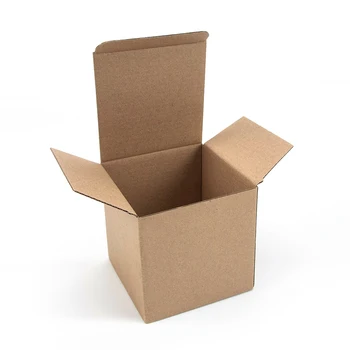 10buc / kraft cutie de hârtie dreptunghiulară negru roz cutie de cadou 3-strat de carton ondulat ambalaje din hârtie caseta de mici dimensiuni personalizate/imprimare logo-ul