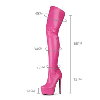 Mstacchi O Varietate De Culori Pentru A Alege De Femei Cizme Cu Toc De Culoare Solidă Rotund Toe Platforma Elegant Doamnelor Pantofi De Zapatos Mujer