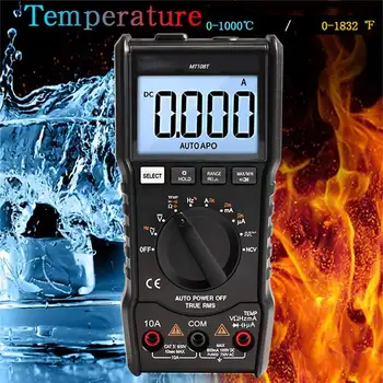 Val pătrat de Ieșire True RMS NCV Temperatura Tester Digital Multimetru 6000 De Capete de acuzare de Fundal AC DC Curent/Tensiune