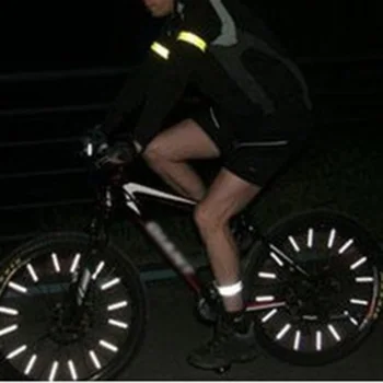 72 Buc DIY Biciclete Bastoane Reflectorizante Mountain Bike Janta de Siguranță a Vorbit Reflector Tub pentru Echitatie FK88