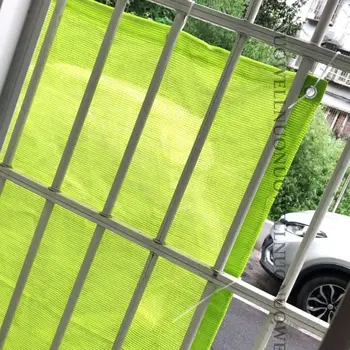 80x180/270/360cm Verde Smarald Umbra Soare Vele HDPE Anti-UV, Parasolar Plase Balcon Gard de Siguranță Curte, Grădină de Flori Net Acoperi