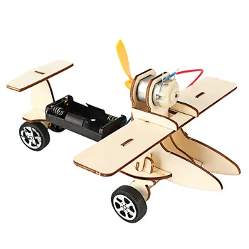 Lemn De Asamblare Jucărie Fizice Experimente Științifice Jucărie Set Masina De Avion Modelul Asamblat Jucarii Copii De Predare Jucărie De Învățământ