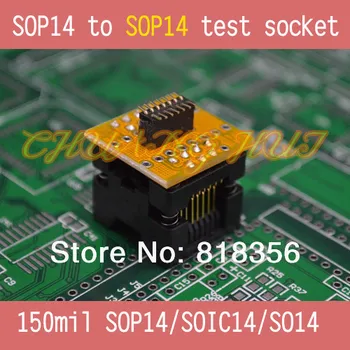 TEST de 150mil SOP14 să SOP14 test socke SOP14/SO14/SOIC14 soclu