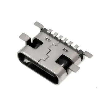 50-100buc Tip C USB Micro SMT Mufa Conector USB 3.1 Tip-C de sex Feminin Plasarea SMD DIP Pentru PCB Design DIY Încărcare Jack Port