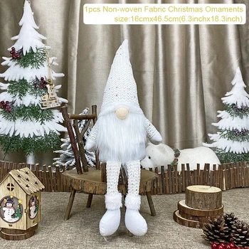 BUCURIE-ENLIFE decoratiuni de Craciun Mos Craciun papusa jucării umplute Crăciun Fericit acasă mobilier de petrecere pentru copii cadouri de anul nou