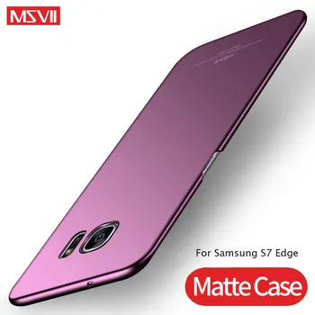 Pentru Samsung Galaxy S7 Caz Acoperire MSVII S7 Slim Mata Coperta Coque Pentru Samsung S7 Edge Caz Capacul din Spate Greu Pentru Galaxy S7 S 7 C