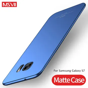 Pentru Samsung Galaxy S7 Caz Acoperire MSVII S7 Slim Mata Coperta Coque Pentru Samsung S7 Edge Caz Capacul din Spate Greu Pentru Galaxy S7 S 7 C