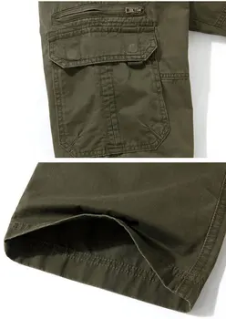 ICPANS Mens Pantaloni de Bumbac Casual Militare Mens Cargo Pantaloni Cu Multe Buzunare Armatei Kaki Plus Dimensiune 30-44 Mens Pantaloni 2019