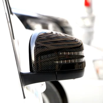 Fibra de Carbon Stil Oglinda Retrovizoare Masina de Acoperire Decorare Autocolant Garnitura Pentru Mercedes Benz ML W166 2012-15 Exterior Modificat Decalcomanii