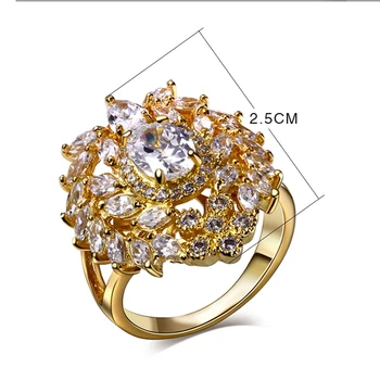 Moda Sclipitoare inima de cristal inel Romantice cadouri pentru femei bijuterii cadou de Ziua accesorii bijuterii Frumoase femei Inele