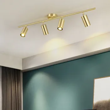 Nordic Plafon cu LED-uri Spoturi Montate la Suprafață de culoare de aur E27 5W/10W/15w/20w pentru camera de zi Restaurant Fundal iluminat