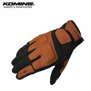 KOMINE GK-227 Mănuși de Motociclete Full Finger Touch Screen Respirabil în aer liber Mănuși de Echitatie