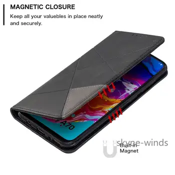Tobe Magnetic Portofel din Piele de Caz Pentru Samsung Galaxy A70 SM-A705F Caz Cu Carte de Buzunar Coperta pentru Samsung 70 A705FN shell