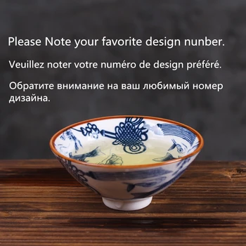 6PCS/Set Ceramică Chinezească, Albastru Și Alb Portelan Kung Fu Set de Ceai Drinkware Retro Ceașcă de Ceai Gaiwan Cadouri Creative Aleatoriu Stiluri