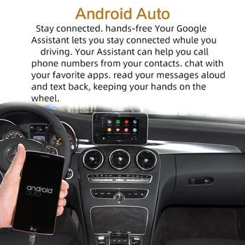 Sinairyu Wireless Apple Carplay pentru Mercedes a B C E G CIA GLA GLC S Class Auto play Android Auto/Oglindire-2019 NTG5 W205